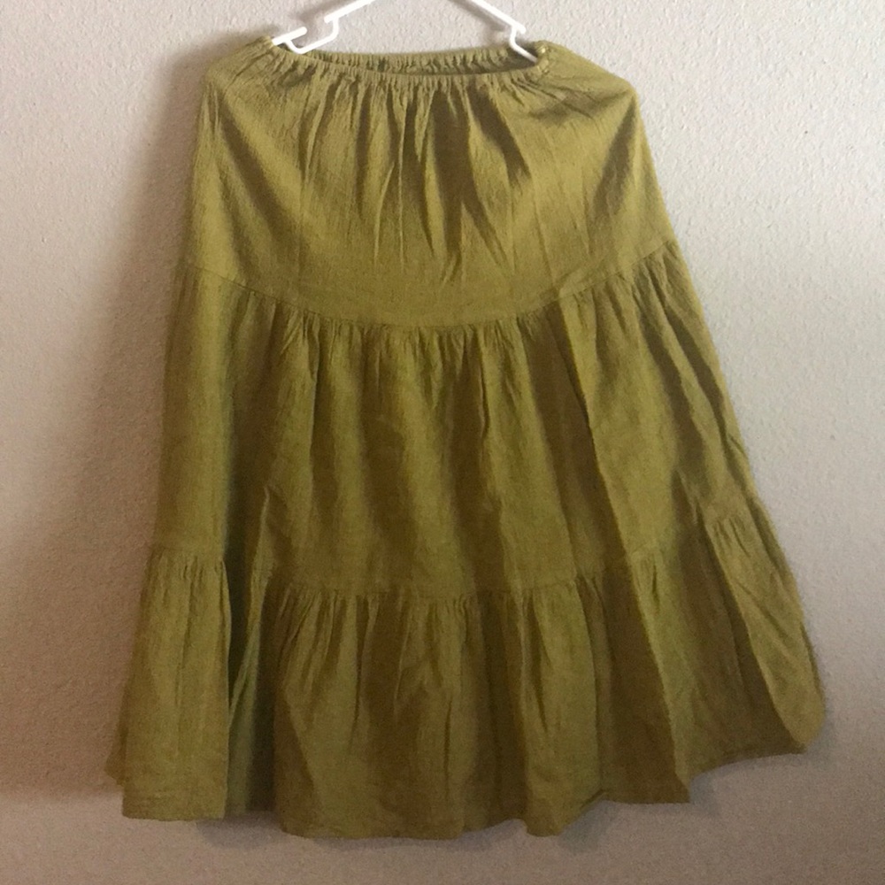 Mexican manta Long Skirt
